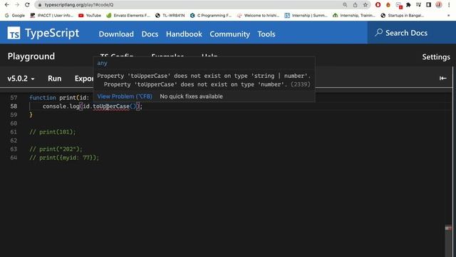 types -Typescript 2, typescript ,typescript tutorial | javascript