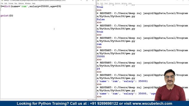 Dictionary Basic Operations with Example | Python Programming in Hindi