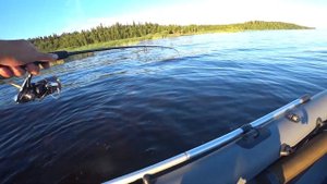 Рыбалка на спиннинг. Ловля щуки на джиг. Рыбалка на Ладожском озере.