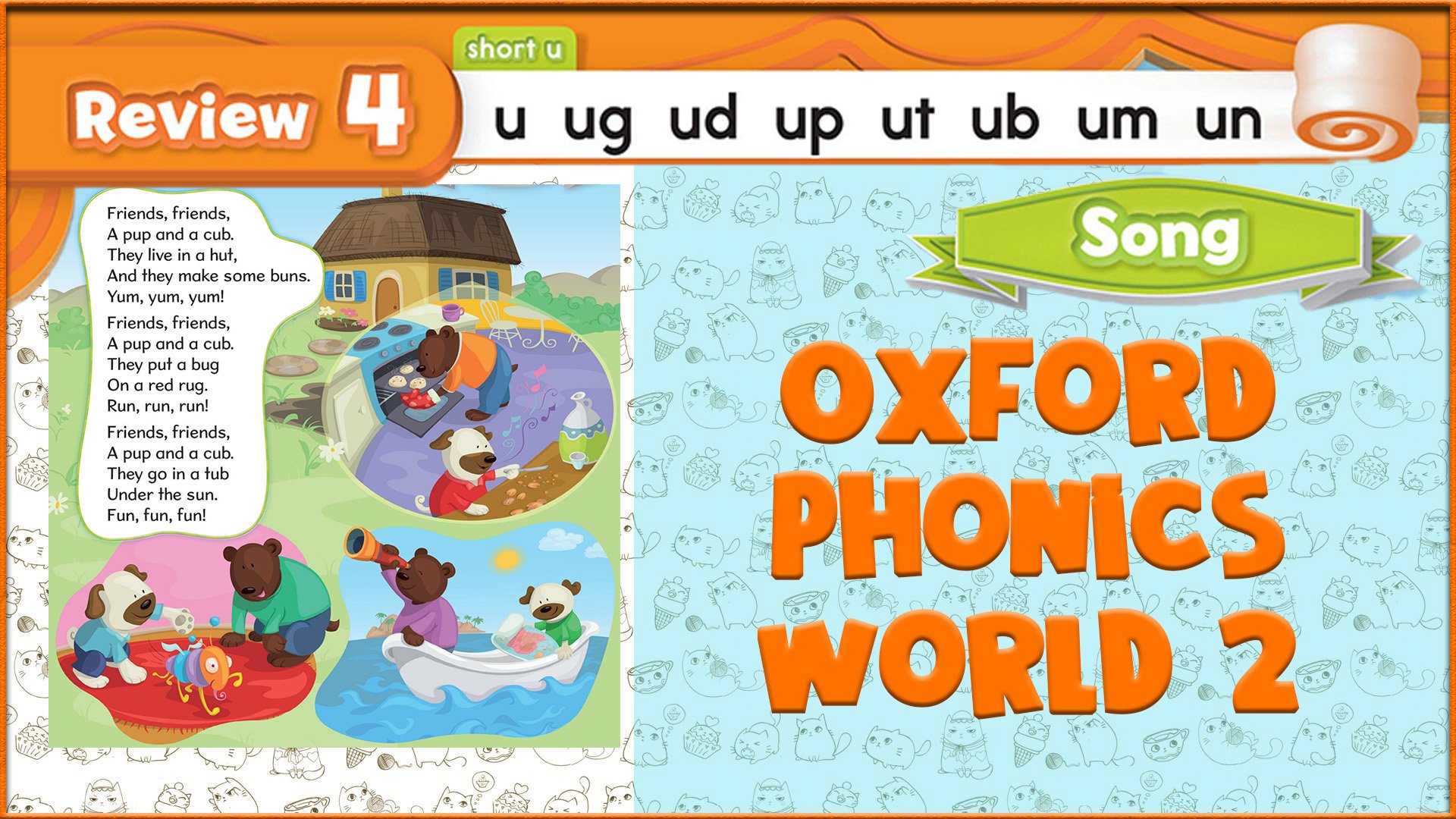 Song | Review 4 | Oxford Phonics World 2 - Short Vowels. #42