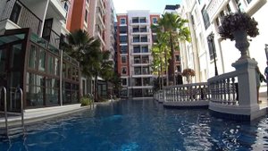 Паттайа Джомтьен Espana condo 2020 территория обзор часть 1