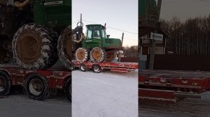 перевозка форвардера на трале