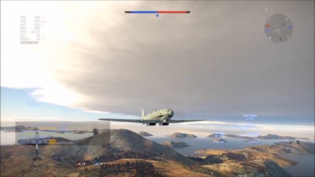 War Thunder: G.55S is a balanced plane смотреть онлайн