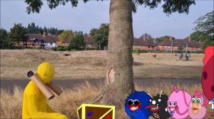 Real life Poppy play time And Angry Birds Vs Zombies-Bowser12345