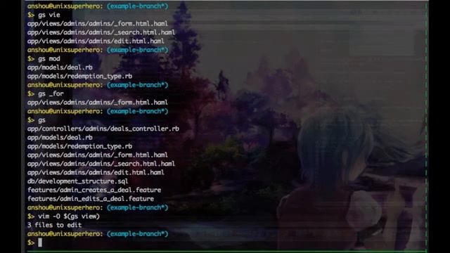 gs bash function to search your git status смотреть онлайн