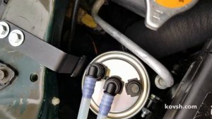 Прозрачные топливные трубки на Mitsubishi L200 2.5d