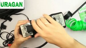 Обзор автомобильного компрессора Uragan 90170 двухпоршневой