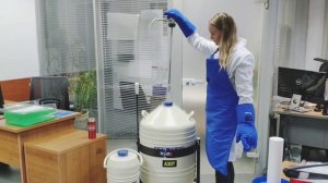Переливающее устройство для сосудов Дьюара - переливание жидкого азота.