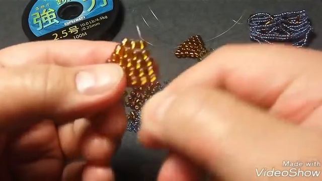 Браслет из бисера, просто и красиво