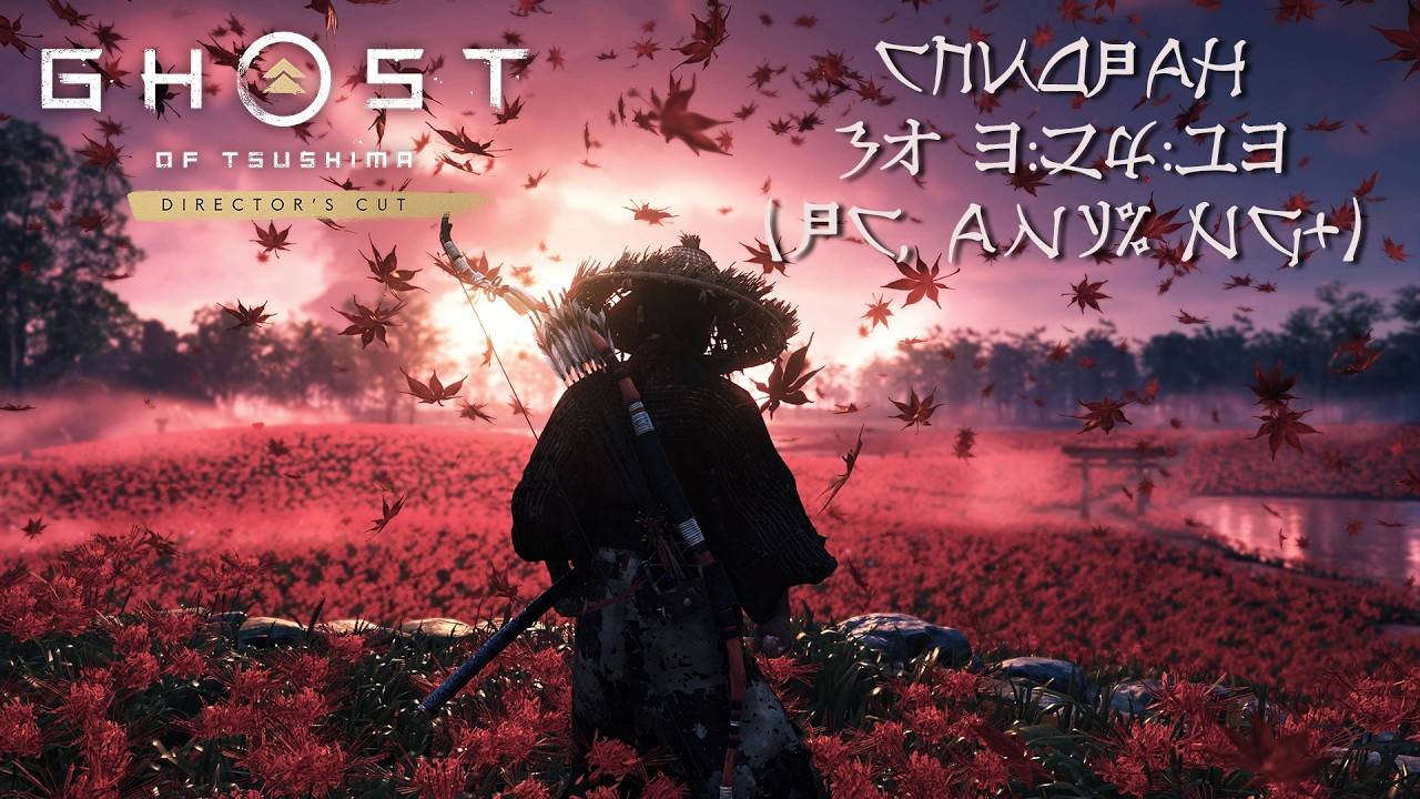 Спидран Ghost of Tsushima за 3:24:13 (PC категория Any% NG+)