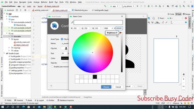 Contact List Example in Android Studio||Display Contact List||Java||Bangla смотреть онлайн
