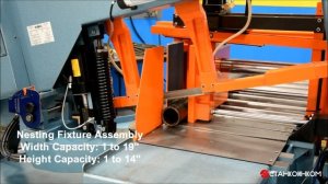 Демонстрация работы ленточнопильного горизонтального станка DoALL 500-SNC