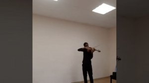 Н.Паганини, Вариации на 4-й струне на тему из оперы Дж. Россини " Мойсей"