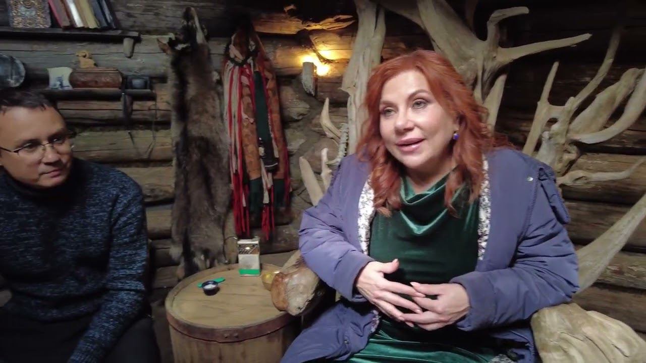 Интервью с Мариной Федункив на съемках фильма "Кто убил Шамана" в Хакасии