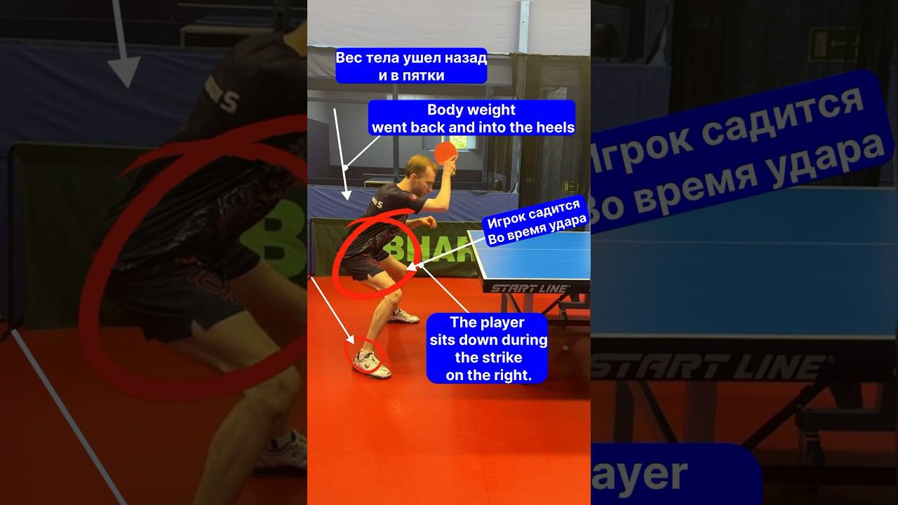 Ошибка любителей в ударах справа. #tabletennis #pingpong #sports смотреть онлайн