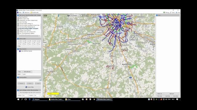 Загрузка карт в туристический навигатор BHCnav