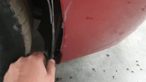 Демонтаж переднего бампера HYUNDAI ELANTRA HD.