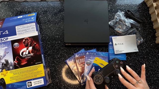 Купила PS4 распаковка, обзор ps4 unboxing 2023