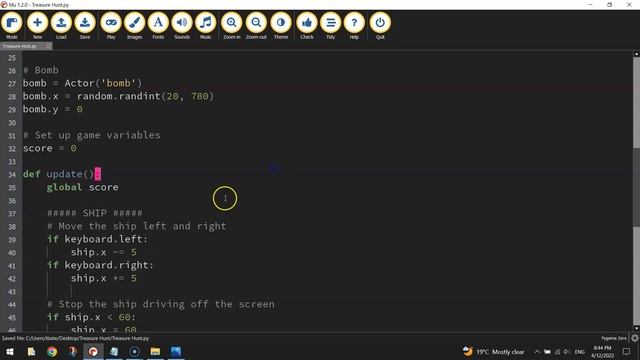 PyGame Zero - Treasure Hunt Tutorial (Part 3/5) смотреть онлайн