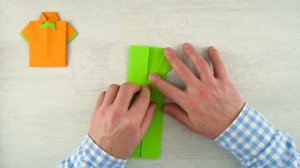 ФУТБОЛКА из Бумаги / Бумажные поделки / Оригами / Что сделать из бумаги