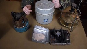 Походные печки- дрова, керосин, газ.