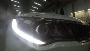 Kia Optima 2018 замена штатных линз