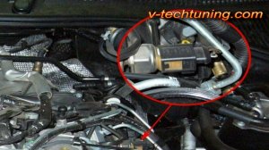 Чип тюнинг Фольксваген Туарег дизель Volkswagen Touareg 3.0 TDI V-tech Power Box монтаж
