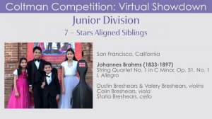 2021 Coltman Competition Junior Division Virtual Showdown