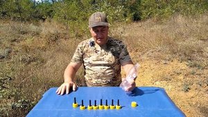 Почти пиротехническая мишень для стрельбы своими руками.