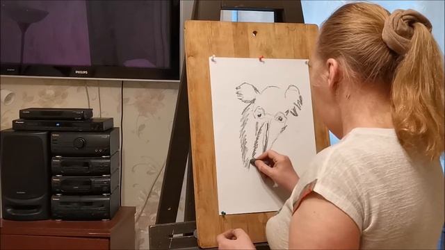 Рисунок «Собака» смотреть онлайн