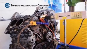 Извлечение сломанного болта из ГБЦ двигателя экстрактором SFX-4000B