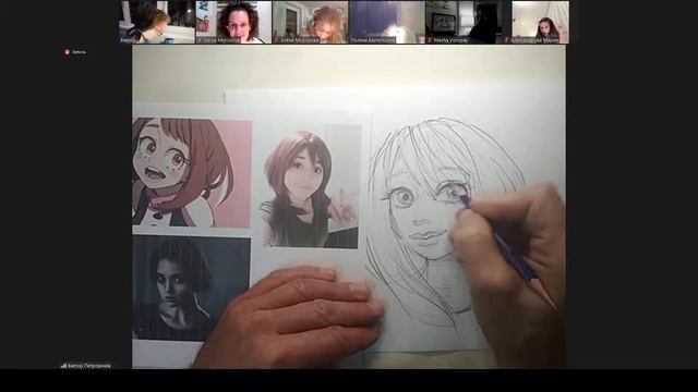 Мастер-класс “рисуем на ночь”, портрет персонажа. смотреть онлайн