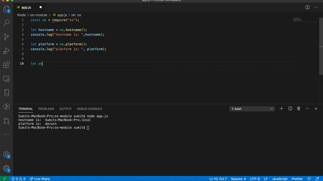 OS Module in Node.js | NodeJS Tutorial | NodeJS OS Module | Get Operating System information in Nod