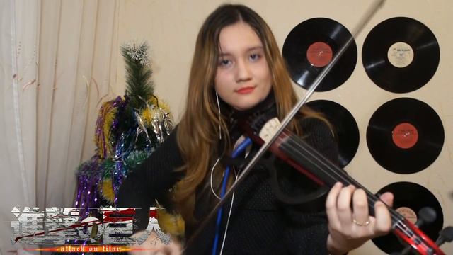 OP 1 Attack on Titan - Guren no Yumiya violin cover by Mary Dun