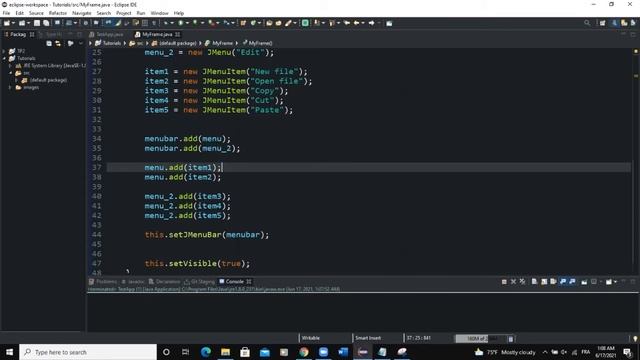 Java GUI Tutorial #51 - Creating A Separator in Java GUI Using JSeparator Class