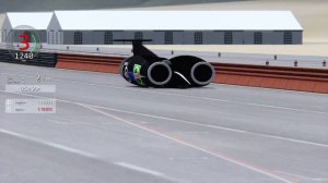 How faster is Thrust SSC GTR than Thrust SSC (stock) - Time battle at Special Stage Route X