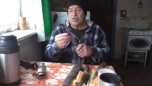 Эвенкийский нож Работа по зверю ,по пушнине ,глухарю и рыбе