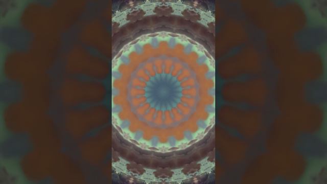 Psychedelic Kaleidoscope Fractal Zoom Mandala  | Lights over the Fjord