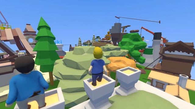 СТРАШНЫЙ ЛУКА ИЩЕТ НАС! СПРАТАЛИСЬ В БЕЗУМНОЙ НЫЧКЕ! УГАРНЫЕ ПЛАСТИЛНЫЕ ПРЯТКИ В HUMAN FALL FLAT смотреть онлайн