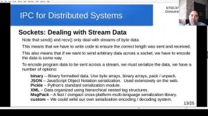 ETEC3702 - Class 15 - IPC for Distributed Computing