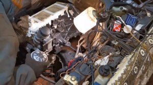 10) Сборка м111 мотора (Установка блока двс на машину). Mercedes-Benz W124