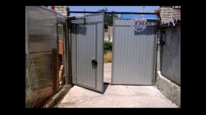 Работа автоматики Дорхан для РАСПАШНЫХ ВОРОТ из профлиста / SWING 3000