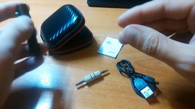 Стерео AUX Bluetooth адаптер смотреть онлайн