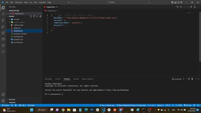 #CRUD Angular Project 2 | انشاء هيكل البنية الاساسية : Angular Workspace Structure [Arabic] смотреть онлайн