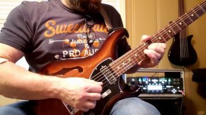 PRS Vela S2 Semi Hollow Neck Pickup Test Fire