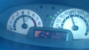 Разгон toyota funcargo (двигатель 1nz)