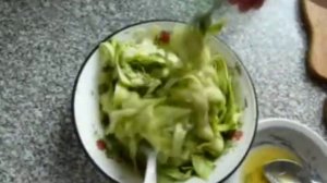 Маринованные кабачки быстрого приготовления очень вкусные! Салаты на каждый день!