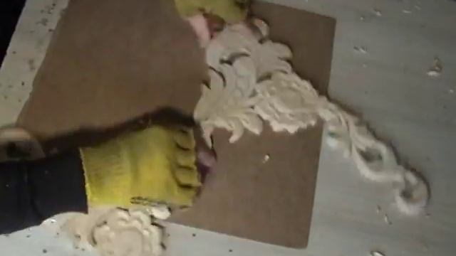 Резьба по дереву. Деталь Царских врат. смотреть онлайн