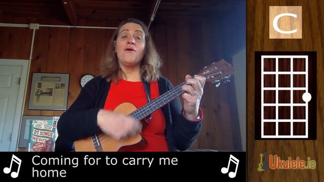 Swing Low Sweet Chariot Ukulele Tutorial Easy Ukulele Songs - Ukulele Sisters смотреть онлайн