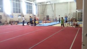 Андрей Кокура. Тренировка. Акробатика.